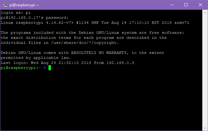 Finding the RPi IPKiTTY in actionCongrats!